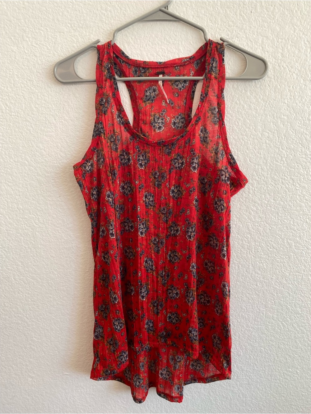 Free People Floral Tank